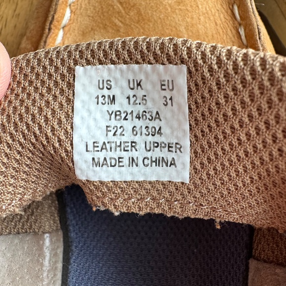 Kids Sperry Boat Shoes - size 13 - Picture 4 of 9